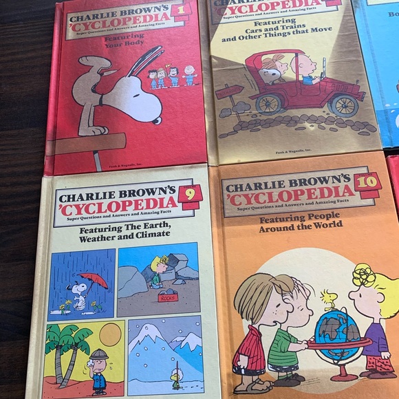 Charlie Brown’s Cyclopedia Books Series 1, 4-6, 9-11, 13-15 Hardcover Set - Picture 3 of 5